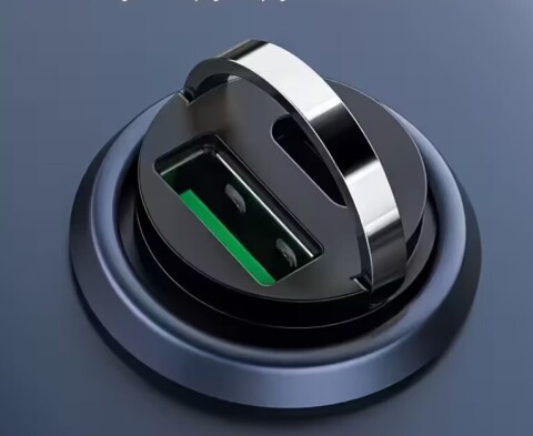 Автомобільний зарядний пристрій в прикурювач (USB + Type-C) Автомобільний зарядний пристрій в прикурювач (USB + Type-C)