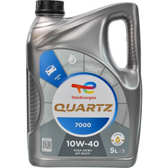 Моторное масло Total Quartz 7000 10W-40, 5 литров Моторное масло Total Quartz 7000 10W-40, 5 литров