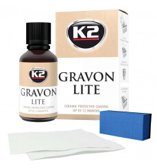 Набір керамічного покриття з аплікатором та серветками/K2 GRAVON LITE SET 50 мл