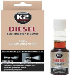 K2 TURBO DIESEL 50ml Очиститель форсунок для дизельных двигателей (индивидуальная упаковка)