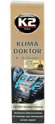K2 KLIMA DOCTOR 500ml Очисник автокондиціонерів (аерозоль) K2 KLIMA DOCTOR 500ml Очисник автокондиціонерів (аерозоль)