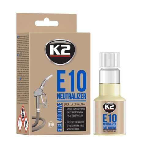 Присадка к топливу нейтрализатор биоэтанола K2 E10 NEUTRALIZER 50 мл Присадка к топливу нейтрализатор биоэтанола K2 E10 NEUTRALIZER 50 мл