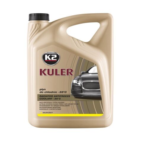 Антифриз K2 KULER -35°C (желтый) 5 л