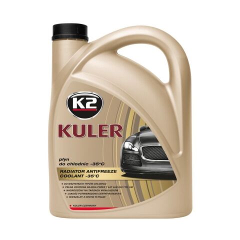 Антифриз красный K2 KULER -35C 4L (красный)