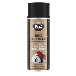 Высокотемпературная краска K2 BRAKE CALIPER PAINT 400ml черная (аэрозоль)