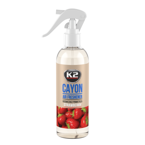 Освежитель воздуха салона K2 CAYON STRAWBERRY клубника 250 мл