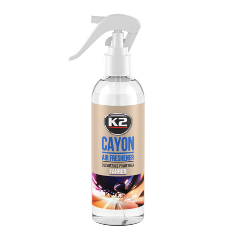 Освежитель воздуха салона с распылителем K2 CAYON FAHREN 250 мл (новый автомобиль)