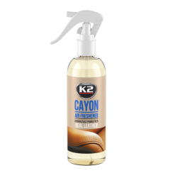Освіжувач повітря салона з розпилювачем K2 CAYON REAL LEATHER 250 мл (шкіра)