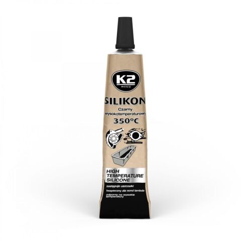 Силікон герметик (чорний) K2 SIL BLACK (BLACK SILICON +350С) 21g