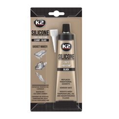 Силикон герметик (черный) K2 SIL BLACK (BLACK SILICON +350С) 85g