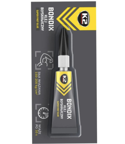 Суперклей 5сек. K2 BONDIX SUPER FAST 3g. Суперклей 5сек. K2 BONDIX SUPER FAST 3g.