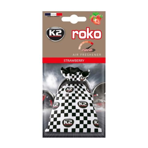 Освежитель воздуха салона K2 ROKO RACE Strawberry (25г)