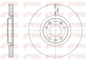 Диск гальмівній передній peugeot rcz -15