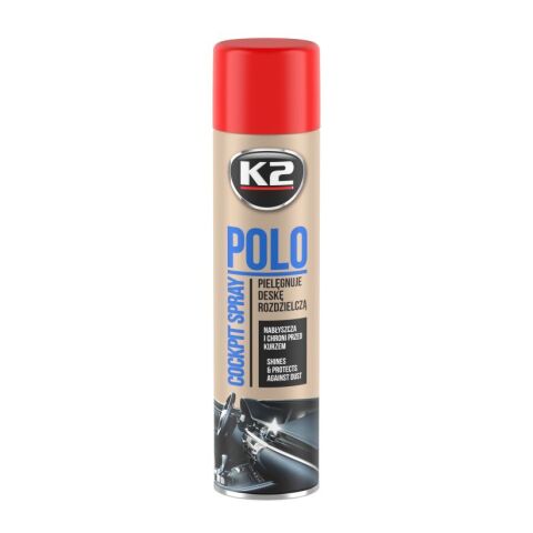 Поліроль для салону та приборної панелі K2 POLO COCKPIT Strawberry (600ml)