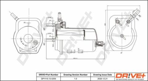 DP1110.13.0058 Drive+ Фільтр палива