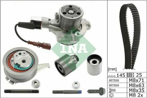 Комплект ГРМ + помпа VW Passat/Tiguan 2.0 TDI 14- (145x25) Комплект ГРМ + помпа VW Passat/Tiguan 2.0 TDI 14- (145x25)