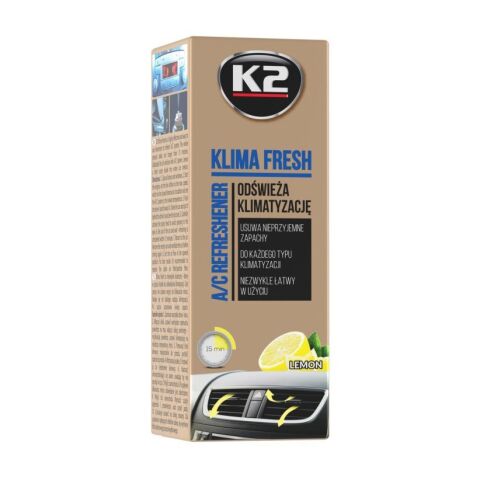 Засіб для очищення кондиціонера K2 KLIMA FRESH LEMON (150мл)