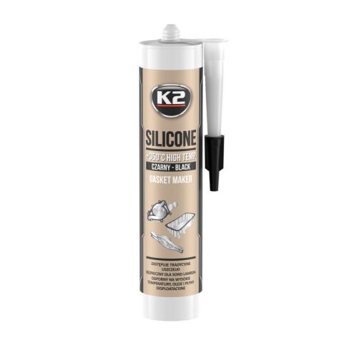 Герметик K2 SILIKON Black (+ 350C) 300г (черный)