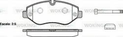 Тормозные колодки пер. Crafter/W447/W906/W907/Viano W639 (03-21)