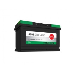 АКБ 80 Ah/12V Vesna AGM Euro (0) Пусковий 850(EN) (315х175х190)