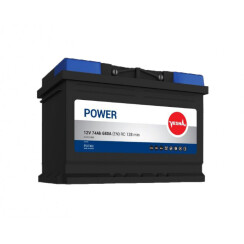 АКБ 74 Ah/12V Vesna Power Euro (0) Пусковой 680 (EN) (278х175х190)