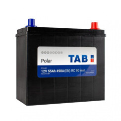АКБ 55 Ah/12V TAB Polar S (0) Euro Japan Пусковой EN(A) 490 (237x134x205/226)