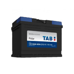 АКБ 60 Ah/12V TAB Polar (0) Euro Пусковой EN(A) 600 (242x175x190)