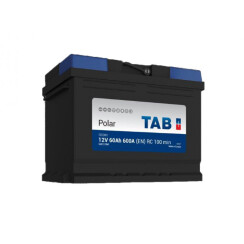 АКБ 60 Ah/12V TAB Polar (1) Пусковой EN(A) 600 (242x175x190)