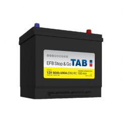 АКБ 65 Ah/12V TAB EFB JIS Euro (0) Пусковий EN (A) 600 (230x173x200/220)