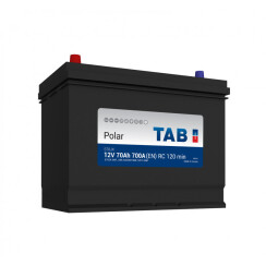 АКБ 70 Ah/12V TAB Polar S (1) Japan Пусковой EN(A) 700 (269x173x198/218)