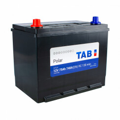 АКБ 75 Ah/12V TAB Polar S (1) Japan Пусковой EN(A) 740 (269x173x198/218)