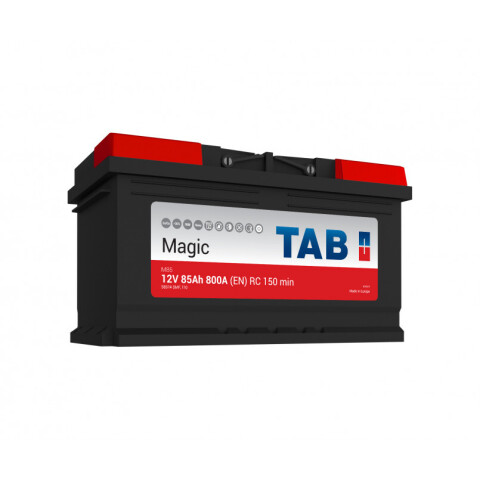 АКБ 85 Ah/12V TAB Magic (0) Euro Пусковой EN(A) 800 (315x175x175) АКБ 85 Ah/12V TAB Magic (0) Euro Пусковой EN(A) 800 (315x175x175)