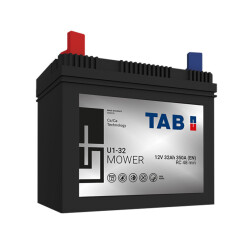 АКБ 32 Ah/12V TAB Mower U1 (1) Пусковой 350 (EN) (196х127х159/185) АКБ 32 Ah/12V TAB Mower U1 (1) Пусковой 350 (EN) (196х127х159/185)