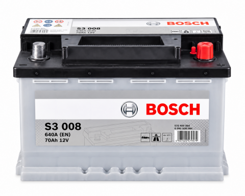 Аккумулятор Bosch S3 008 70Ah 640A 12V +R
