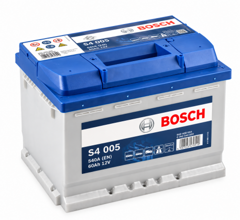 Акумулятор Bosch S4 005 60Ah 540A 12V +R