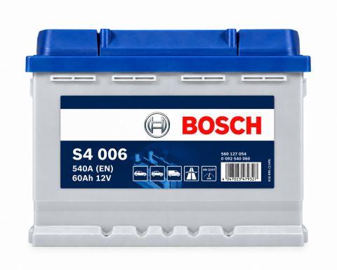 Акумулятор Bosch S4 006 60Ah 540A 12V +L