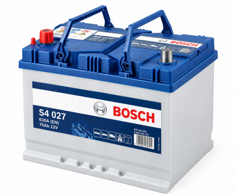 Аккумулятор Bosch S4 026 Asia 70Ah 630A 12V +R