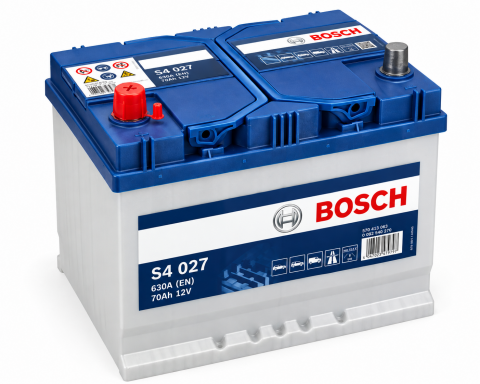 Аккумулятор Bosch S4 027 Asia 70Ah 630A 12V +L