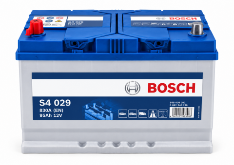 Аккумулятор Bosch S4 029 Asia 95Ah 830A 12V+L