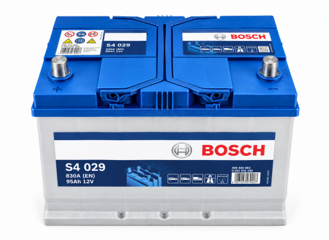 Аккумулятор Bosch S4 029 Asia 95Ah 830A 12V+L