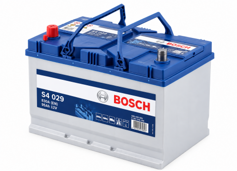 Аккумулятор Bosch S4 029 Asia 95Ah 830A 12V+L