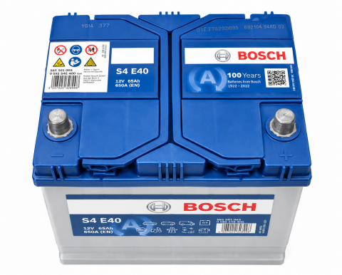 Аккумулятор Bosch S4 E40 Asia EFB Start-Stop 65Ah 650A 12V +R