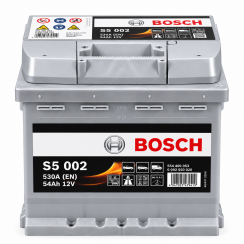 Аккумулятор Bosch S5 002 54Ah 530A 12V +R Аккумулятор Bosch S5 002 54Ah 530A 12V +R
