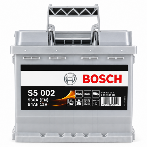 Акумулятор Bosch S5 002 54Ah 530A 12V +R