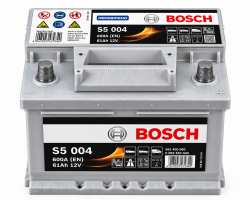 Аккумулятор Bosch S5 004 61Ah 600A 12V +R Аккумулятор Bosch S5 004 61Ah 600A 12V +R