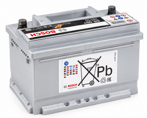 Акумулятор Bosch S5 007 74Ah 750A 12V +R