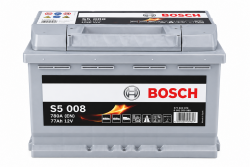 Акумулятор Bosch S5 008 77Ah 780A 12V +R
