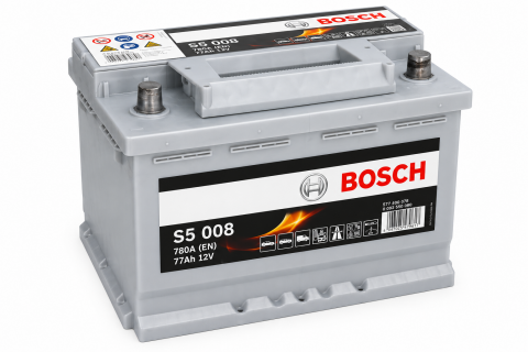 Аккумулятор Bosch S5 008 77Ah 780A 12V +R