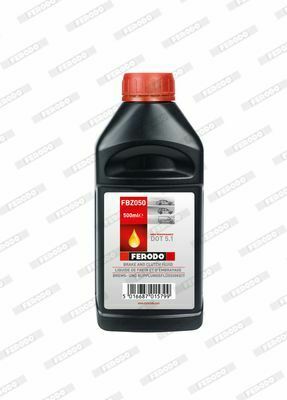 Тормозная жидкость FERODO FLUID 260 DOT 5.1 0,5л.
