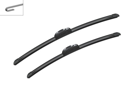 Щетки стеклоочистителя передние бескаркасные Skoda Octavia I 96-10, Fabia I 99-08, VW Golf IV 97-02, 530/475 мм
